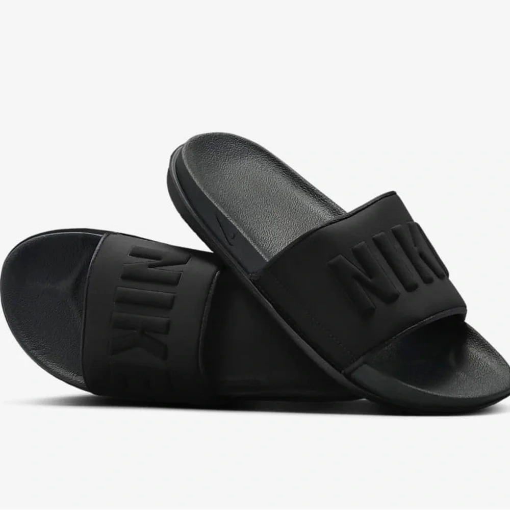 Sz Various Nike slides black big kids